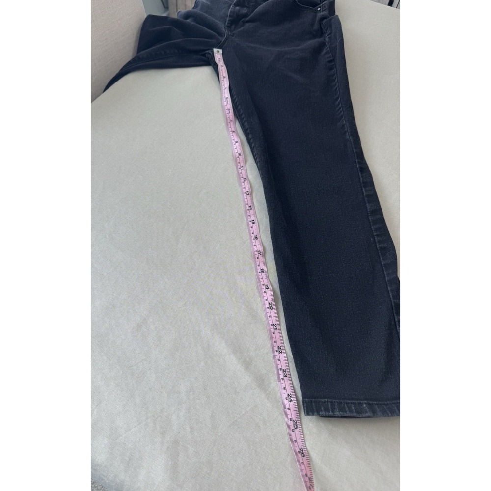 SoundStyle Womens Black High Waist Skinny Jeans Size 12 Stretch Ankle Denim - Picture 9 of 15